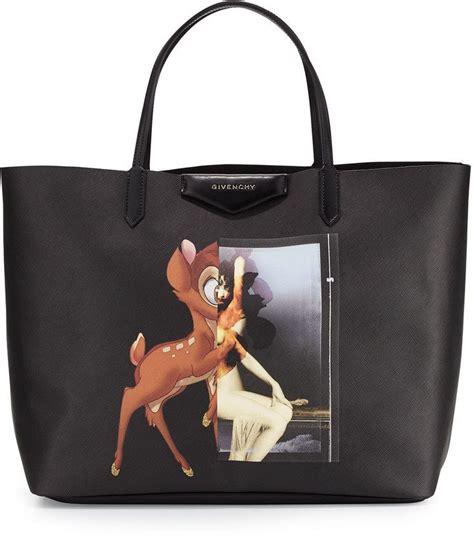 givenchy antigona shopping tote bambi print|givenchy antigona small beige.